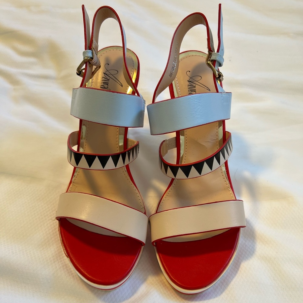 Azura Multi Color Wedges Size 38